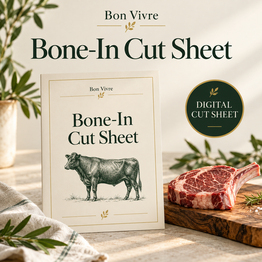 Bone-in Cut Sheet